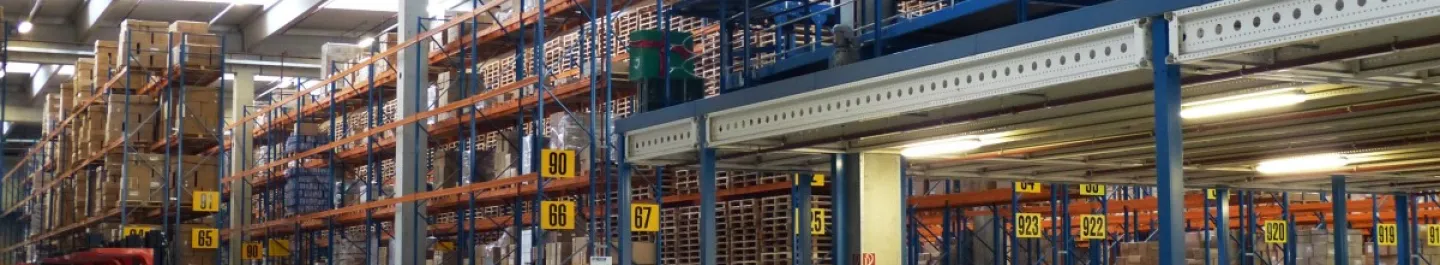 Tentang Kami Visi Misi factory industrial hall logistics trade transport stock shelf factory building 1292551
